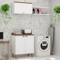 Armário Multiuso Acquaflex 3 Peças Elegance Branco Fosco - Genialflex