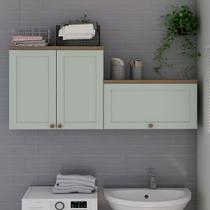 Armário Multiuso Acquaflex 3 Portas Clean Mint - Genialflex Armário Multiuso Acquaflex 3 Portas Clean Mint - Genialflex