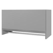 Armário Multiuso Aéreo Cabideiro Grécia L03 Cinza - Lyam