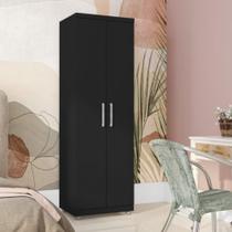 Armário Multiuso Albion 2 Portas preto fosco Armário Multiuso Albion 2 Portas preto fosco