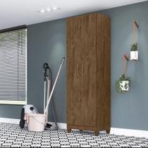 Armário Multiuso Ambiente New Iris Castanho Wood - Moval