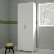 Armário Multiuso Área De Serviço BRV Móveis 2 Portas Branco Armário Multiuso Área De Serviço BRV Móveis 2 Portas Branco