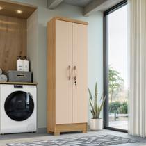 Armário Multiuso Aspen 2 Portas I01 Carvalho Off White - Clique Chique Móveis