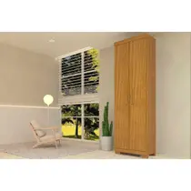 Armário Multiuso Casal Iris c/ 2 Portas c/ Chave Cinamomo - ACP