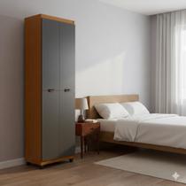 Armário Multiuso Clean 4 Portas 6 Nichos Organizador Lavanderia Quarto Cozinha Envio Imediato