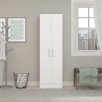 Armário Multiuso com 2 Portas 170cm MDP Menu Móveis Branco Armário Multiuso com 2 Portas 170cm MDP Menu Móveis Branco