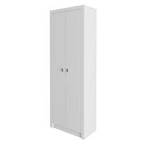 Armário Multiuso com 2 Portas e 5 Prateleiras MDP Branco Tecnomobilli Cor:Branco