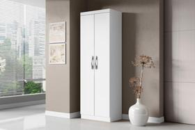 Armário Multiuso Com 2 Portas New Branco - Aramóveis