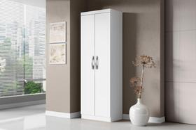 Armário Multiuso Com 2 Portas New Branco - Aramóveis