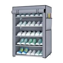 Armário Multiuso com 5 Prateleiras Sapateira e Lavanderia Armário Multiuso com 5 Prateleiras Sapateira e Lavanderia