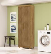 Armário Multiuso com 6 Prateleiras e Porta com Chave Nature Brisa - Line Vila Rica Armário Multiuso com 6 Prateleiras e Porta com Chave Nature Brisa - Line Vila Rica