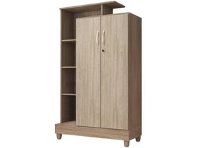 Armário Multiuso com Chave 2 Portas - 6 Prateleiras Demobile Elite