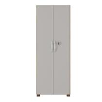 Armário Multiuso Com Chave 2 Portas Chicago Notável Freijó / Off White Freijo Off White