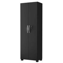 Armário Multiuso Com Chave 2 Portas Chicago Notável Preto