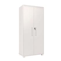 Armário Multiuso Com Chave E Fechadura 2 Portas Branco Liceu Shop JM Armário Multiuso Com Chave E Fechadura 2 Portas Branco Liceu Shop JM