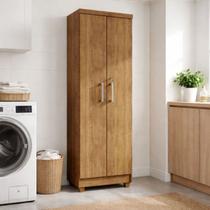 Armário Multiuso com Chave Isabela Cedro 2 Portas