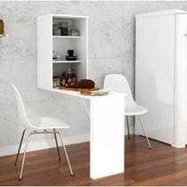 Armário Multiuso com Mesa Dobrável AM3106 - Branco Armário Multiuso com Mesa Dobrável AM3106 - Branco