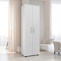Armário Multiuso com Prateleiras Sofisticado Safira Branco Armário Multiuso com Prateleiras Sofisticado Safira Branco