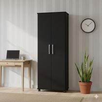 Armário Multiuso com Rodinhas Atlanta 2 Portas com 4 Prateleiras