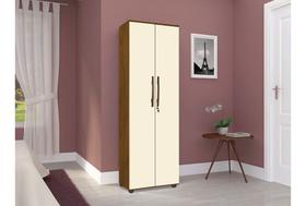 Armário Multiuso Cordoba 2 Portas com Chave Mel com Perola Rede Móveis