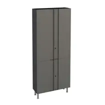 Armário Multiuso de Aço com 4 Portas e 3 Prateleiras Multibox