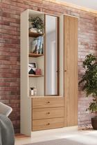 Armario Multiuso Doha 2 Pts. Off White/Nature - Henn