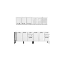 Armário Multiuso em Aço 12 Portas 4 Gavetas e Nicho Toalheiro New Premium Itatiaia Branco