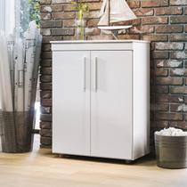 Armário Multiuso Escritório 2 Portas 2 Prateleiras Advantage