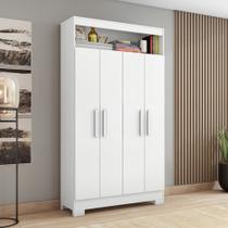 Armário Multiuso Flex 4 Portas com Pés NT 4040 Notável Móveis Armário Multiuso Flex 4 Portas com Pés NT 4040 Notável Móveis