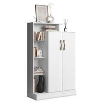 Armário Multiuso Florença 2000199 Branco Brilho - Aramóveis Armário Multiuso Florença 2000199 Branco Brilho - Aramóveis