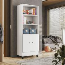 Armário Multiuso Gamer 2 Portas e 4 Prateleiras com Pés 4729 Qmovi Armário Multiuso Gamer 2 Portas e 4 Prateleiras com Pés 4729 Qmovi