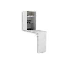 Armário Multiuso Infantil AM3106 c/ Mesa Retrátil e 2 Prateleiras Branco - Tecno Mobili