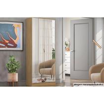 Armário Multiuso Infantil Grife 2 Portas c/ Espelho Amêndola - Demóbile