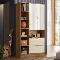 Armário Multiuso Joy 2 Portas 2 Gavetas + Espelho - Demóbile