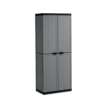 Armário Multiuso Keter Jolly 166cm Plástico 3 Prateleiras Ajustáveis Portas Cinza Armário Multiuso Keter Jolly 166cm Plástico 3 Prateleiras Ajustáveis Portas Cinza