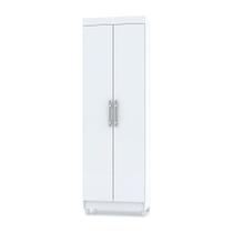 Armário Multiuso Lavanderia 02 Portas Aline Branco - Pallazio