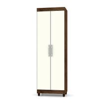Armário Multiuso Lavanderia 02 Portas Aline Imbuia/Champanhe - Pallazio