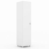 Armário Multiuso Lavanderia 1 Porta 45x190,5x40,3 cm Branco