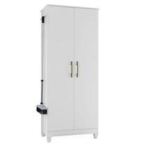 Armário Multiuso Lavanderia 2 Portas Mali Z17 Branco - Mpozenato Armário Multiuso Lavanderia 2 Portas Mali Z17 Branco - Mpozenato