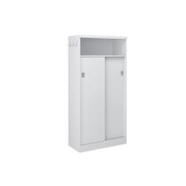 Armário Multiuso Lavanderia 528 c/ 2 Portas de Correr Branco - Carraro