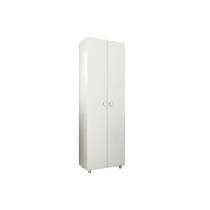 Armário Multiuso Lavanderia AM3101 c/ 2 Portas c/ Rodízios Branco - Tecno Mobili