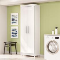 Armário Multiuso Lavanderia Line 2 Portas Branco - Vila Rica