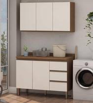 Armário Multiuso Lavanderia Modulado Área de Serviço 2 peças 37 Acquaflex Genialflex Armário Multiuso Lavanderia Modulado Área de Serviço 2 peças 37 Acquaflex Genialflex