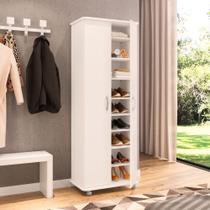 Armário multiuso Limeira 2 portas 8 prateleiras Politorno