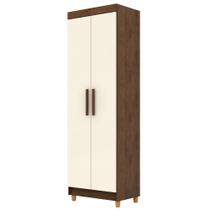 Armário Multiuso Line 2 Portas Imbuia Champanhe VR Armário Multiuso Line 2 Portas Imbuia Champanhe VR