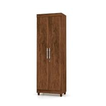 Armário Multiuso Line 2 Portas Imbuia Rústico Para Lavanderia E Despensa 5 Prateleiras Armário Multiuso Line 2 Portas Imbuia Rústico Para Lavanderia E Despensa 5 Prateleiras