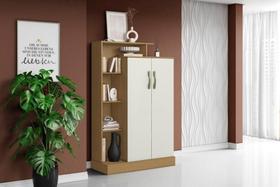 Armário Multiuso Livreiro Florença Atacama Off White - Aramóveis