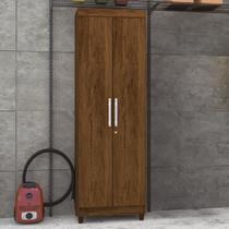 Armário Multiuso Malta 2 Portas 5 Prateleiras Imbuia Rústico - Panorama Móveis