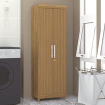 Armário Multiuso Malta 2 Portas 5 Prateleiras Nature/Brisa - Panorama Móveis