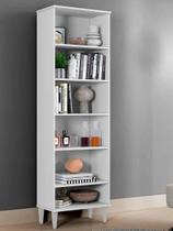 Armário Multiuso Manaus Livreiro kaiki Móveis - Branco Armário Multiuso Manaus Livreiro kaiki Móveis - Branco